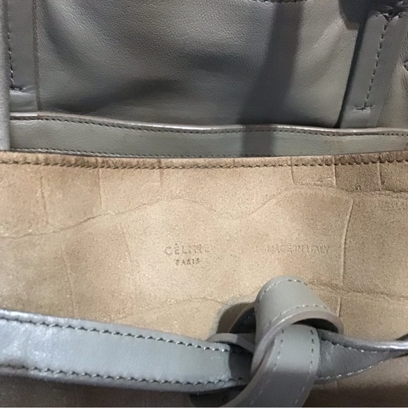 Celine Cabas Phantom Suede Belted Bag - Picture 12 of 16